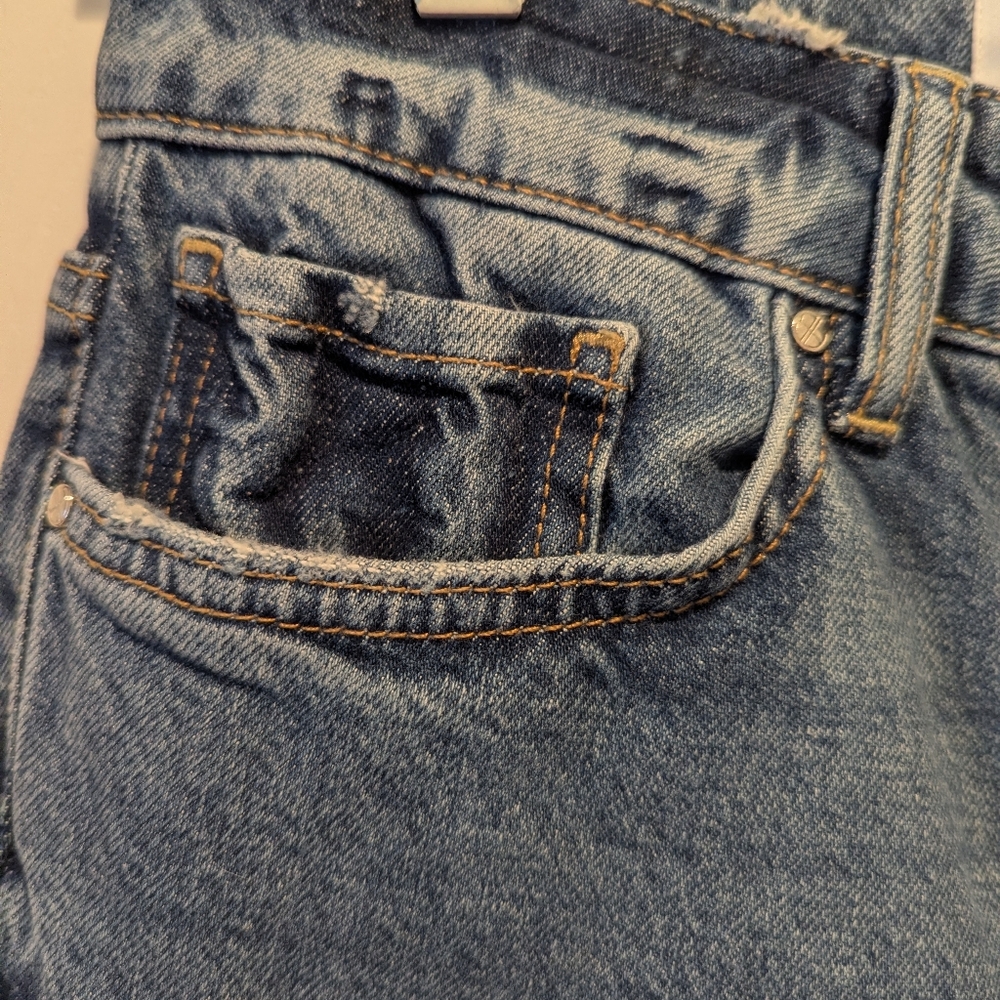 Anine Bing Roxanne Button Fly Split Hem Denim Blue Jeans Size 26 *GUC - Picture 10 of 13